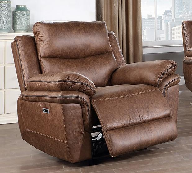 Brown Glider Recliner